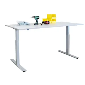 Pracovný stôl, elektricky výškovo prestaviteľný eurokraft basic #3729077