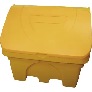 eurokraft basic Skladovacia nádoba a nádoba na posypový materiál, objem 200 l, žltá, od 3 ks