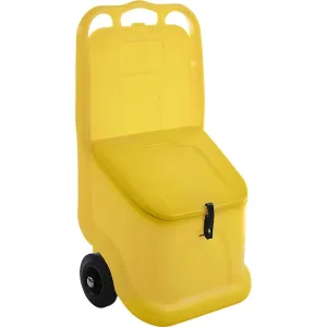 eurokraft basic Univerzálny vozík, ideálny na sypký materiál, objem 75 l, žltá, od 3 ks