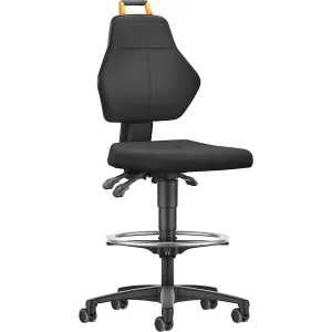 Pracovná otočná stolička, čierna eurokraft pro #3727600