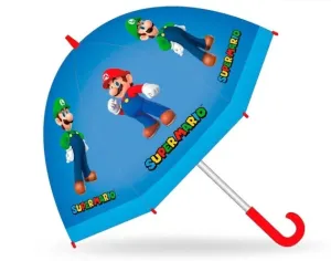 Euroswan Detský dáždnik - Super Mario modrý #6098364