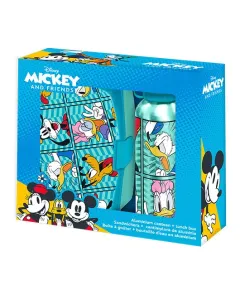 Euroswan Set box na desiatu + fľaša - Mickey Mouse a priatelia #6098349
