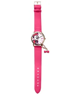 Euroswan Detské náramkové hodinky analog - Minnie Mouse ružové #6098384