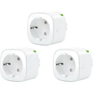 Eve Energy Smart Plug (Matter – compatible w Apple, Google & SmartThings) (3-pack) #8251381
