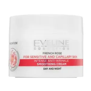 Eveline French Rose Hialuron Smoothing Face Cream hydratačný krém pre všetky typy pleti 50 ml