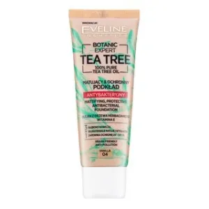 Eveline Botanic Expert Tea Tree Mattifying, Protective Antibacterial Foundation tekutý make-up proti nedokonalostiam pleti 04 Vanilla 30 ml
