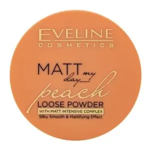 Eveline Matt My Day Peach Loose Powder púder pre matný efekt 6 g
