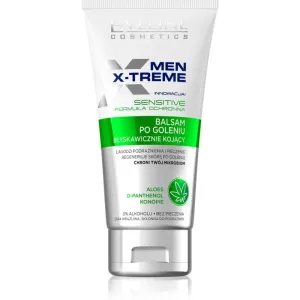 Eveline Men X-treme After Shave Balm+ Moisturising Cream multifunkčný čistiaci gél a peeling pre problematickú pleť 150 ml