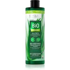 Eveline Cosmetics Bio Organic Natural Aloe Vera kondicionér pre suché a poškodené vlasy 400 ml #6422877