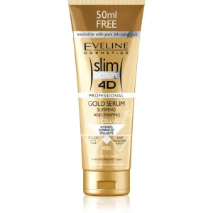Eveline Slim Extreme 4D Gold Serum Slimming And Shaping modelujúce sérum na brucho, stehná a boky 250 ml