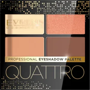 Eveline Quattro Professional Eyeshadow Palette 1 paletka očných tieňov 3,2 g