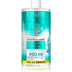 Eveline Cosmetics FaceMed+ zmatňujúca micelárna voda 650 ml #6423269