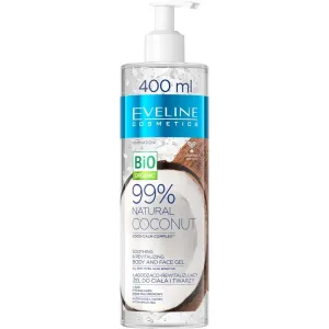 Eveline Cosmetics Bio Organic Natural Coconut upokojujúci gél pre citlivú pokožku 400 ml