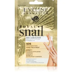 Eveline Cosmetics Royal Snail hydratačná maska na ruky s extraktom zo slimáka 2x6 ml