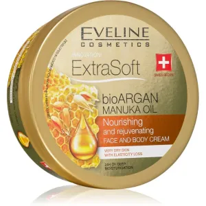 Eveline Extra Soft BioARGAN Manuka Oil Face and Body Cream omladzujúci pleťový krém 175 ml