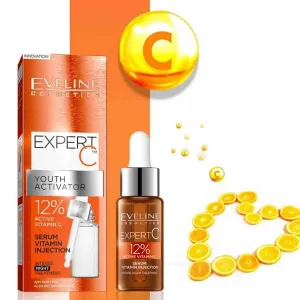 Eveline Cosmetics EVELINE Expert C aktiv 12% vitamínové nočné sérum 18 ml