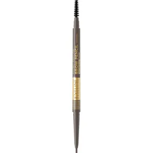 Eveline Cosmetics Micro Precise vodeodolná ceruzka na obočie s kefkou 2 v 1 odtieň 01 Taupe 4 g #901353