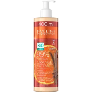 Eveline Cosmetics Bio Organic Natural Orange Extract výživný a spevňujúci telový krém s hrejivým účinkom 400 ml