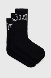 Everlast TENNIS EVERLAST SOCKS Športové vysoké ponožky, čierna, veľkosť #4235687