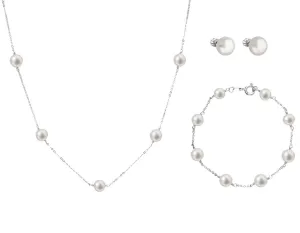 Evolution Group Elegantná zvýhodnená súprava šperkov Pavona 21004.1, 22015.1, 23008.1 (náhrdelník, náramok, náušnice)