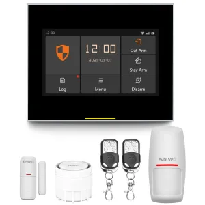 Evolveo Alarmex Pro, inteligentný bezdrôtový Wi-FiGSM alarm ALM304PRO