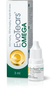 EvoTears Omega pri liečbe suchých a podráždených očí a očných viečok 3 ml
