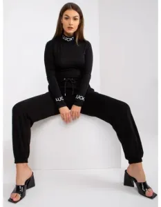 Dámske tepláky s vysokým pásom LISA black
