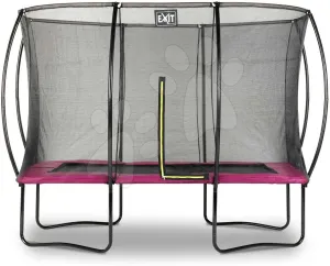 Trampolína s ochrannou sieťou Silhouette trampoline Pink Exit Toys 214*305 cm ružová