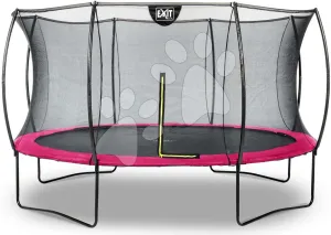 Trampolína s ochrannou sieťou Silhouette trampoline Pink Exit Toys okrúhla priemer 366 cm ružová