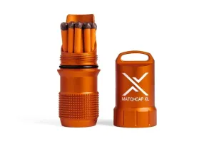 Vodotesné puzdro na zápalky MATCHCAP XL™ Exotac® – Oranžová (Farba: Oranžová)