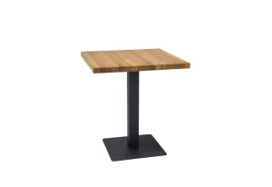 Expedo Jedálenský stôl NATURAL, 76x60x60, dub/čierna