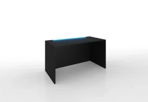 Expedo Počítačový herný stôl ONE A2 s LED, 120x72x60, čierna