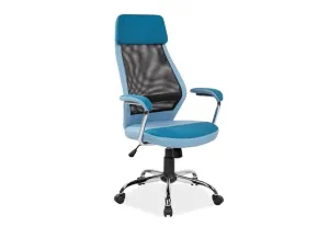 Expedo Kancelárska stolička LEA Q-336, 65x117-127x50, modrá