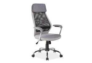 Expedo Kancelárska stolička LEA Q-336, 65x117-127x50, sivá