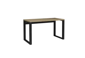 Expedo Písací stôl RAMO, 135x76,2x65, dub artisan/čierna