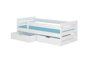 Expedo Detská posteľ BEMU + matrac, 90x200, biela