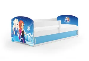 Expedo Detská posteľ  LUKO s matracom, 80x160, ľadové kráľovstvo