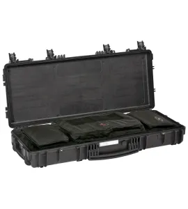 Odolný vodotesný kufor 9413 Explorer Cases® / s puzdrom – Čierna (Farba: Čierna)