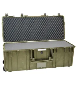 Odolný vodotesný kufor 9433 Explorer Cases® / s penou – Zelená (Farba: Zelená)