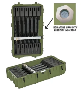 Odolný vodotesný kufor na 12 pušiek 10840 Explorer Cases® / s penou – Zelená (Farba: Zelená)