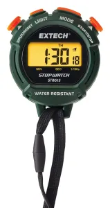Extech Instruments Stw515 Stopwatch/clk W/backlit Display, 12/24Hr