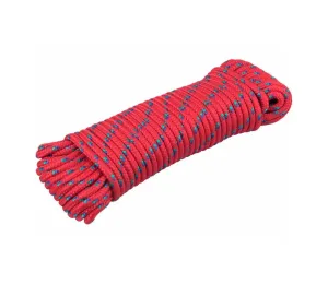 Extol Extol Premium - Polypropylénová pletená šnúra 6mm x 20m červená