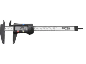 EXTOL CRAFT Meradlo posuvné digitálne plastové 0-150mm rozl. 0,01mm