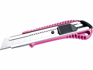 EXTOL LADY Nôž univerzálny lamovaci, 18mm, ružová metalická farba, kovový EX80059