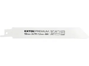 EXTOL PREMIUM Plátky pílové do chvostvej píli 3ks, BiM, 150x19x0.9mm
