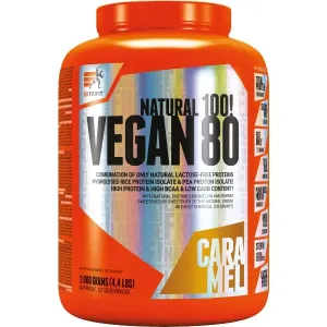Extrifit Vegan 80 - 2000 g, lieskový orech, exp. 06.02.2023 Farba: lieskový orech, exp. 06.02.2023, Veľkosť: 2000 g