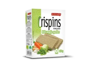 EXTRUDO Cereálny krehký chlieb Crispins BIO Veggie garden bez lepku 2x50 g