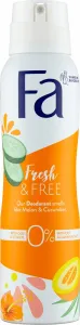 Fa Fresh&Free Cucumber a Melon - Dezodorant v spreji 150 ml
