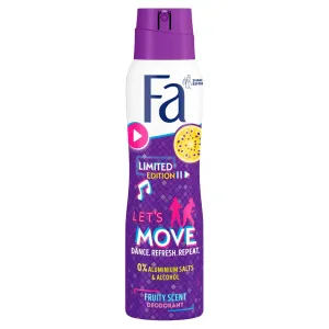 Fa Lets  Move 0% aluminium salts/ alcohol deodorant sprej 150ml
