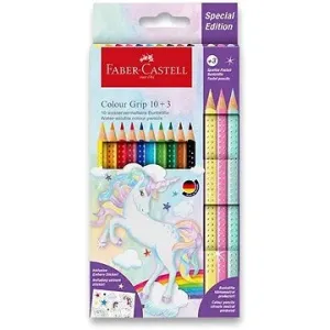 FABER-CASTELL Grip Unicorn, 10 + 3 farby